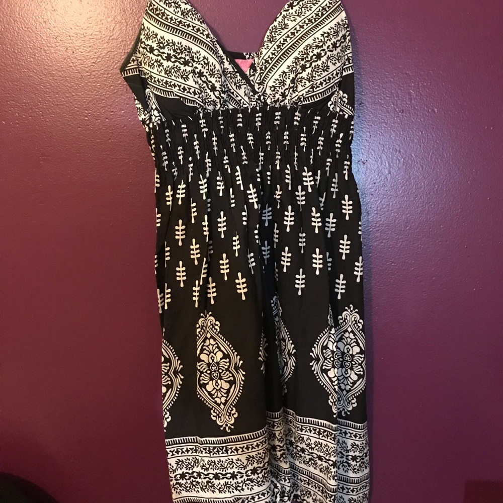 Black & White Adjustable Dress summer dress